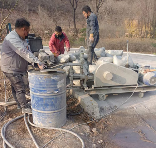 滨城路面下沉注浆